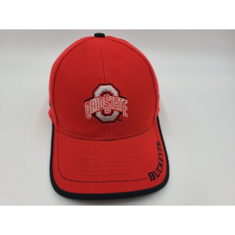 Vintage Ohio State University Buckeyes 1999 Final Four Logo Athletic Hat Cap Red